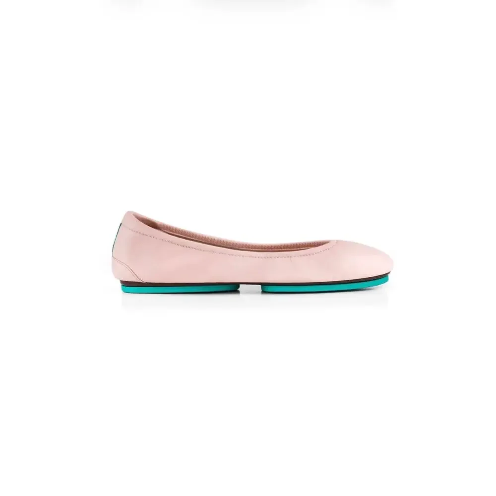 Tieks Matte Pink Italian Leather Ballet Flats 8 New Without Box